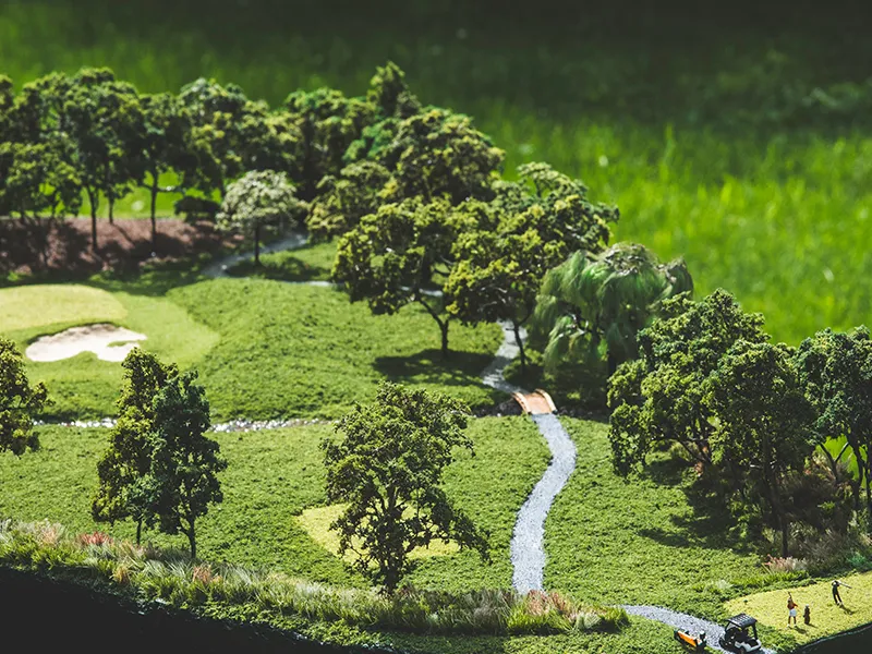 Progress-photo-7-completed-miniature-replica-of-north-shore-golf-course Progress photo 7: completed miniature replica of north shore golf course