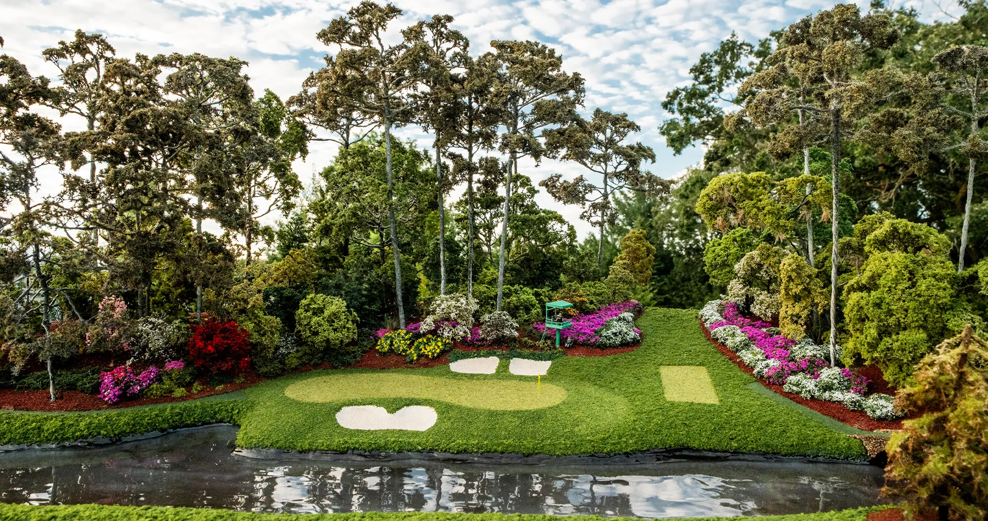 Replica of green micro landscape