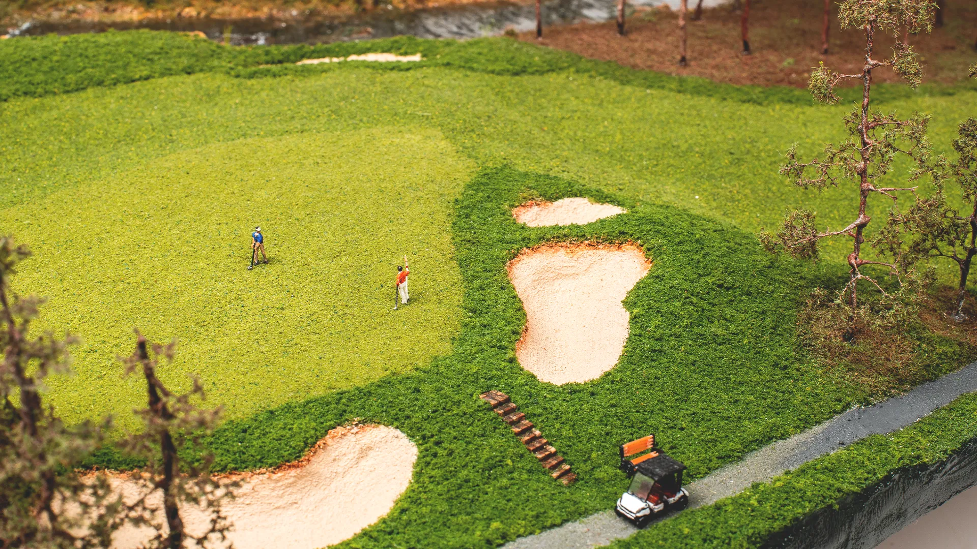 pine-barens-country-club-hole-17-close-up-of-green2-mobile-micro-landscapes Detailed foreground of green replica at Hole 17, Pine Barrens golf course